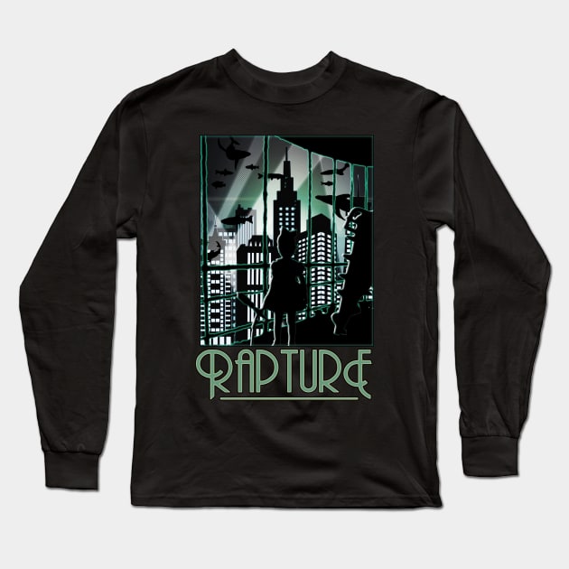 Visit Rapture! Long Sleeve T-Shirt by RocketPopInc